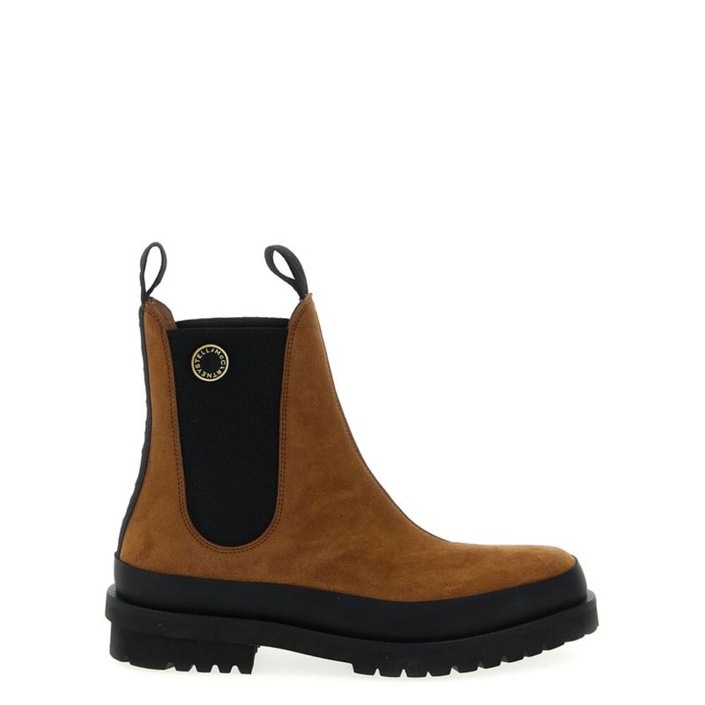 Stella McCartney Brown Viscose Ankle Women's Boots